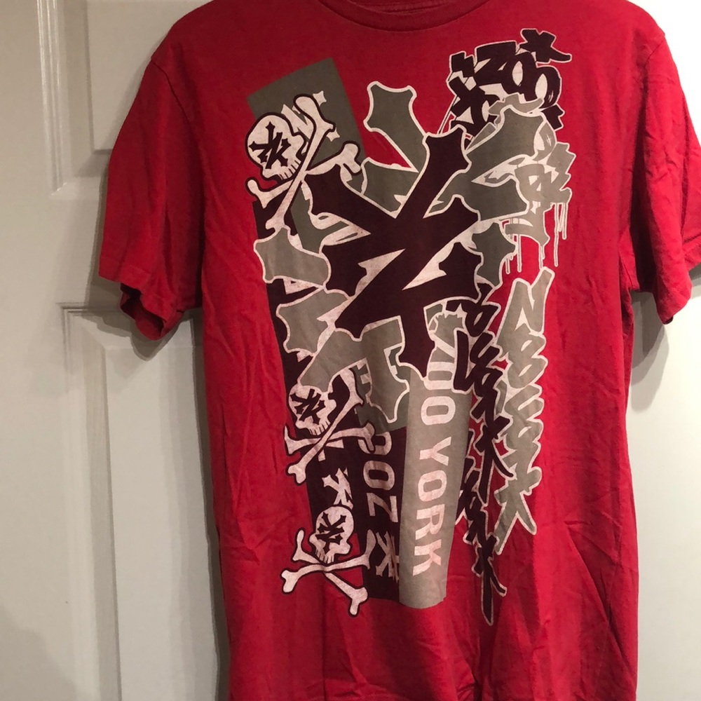 Zoo York Skull Graffiti Graphic Tee Skateboard S:L